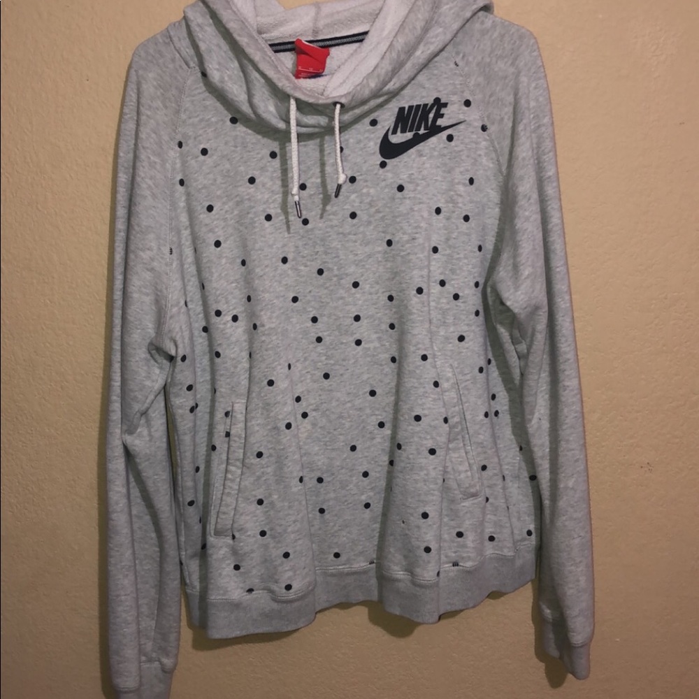 Polka dot Nike hoodie